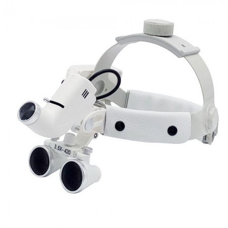 Loupe binoculaire médicale chirurgicale dentaire de dentiste 2.5X 420mm  Loupe Magnifier en france - matérieldentaire.fr